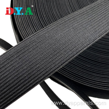 Black High Elasticity Knitted elastic band